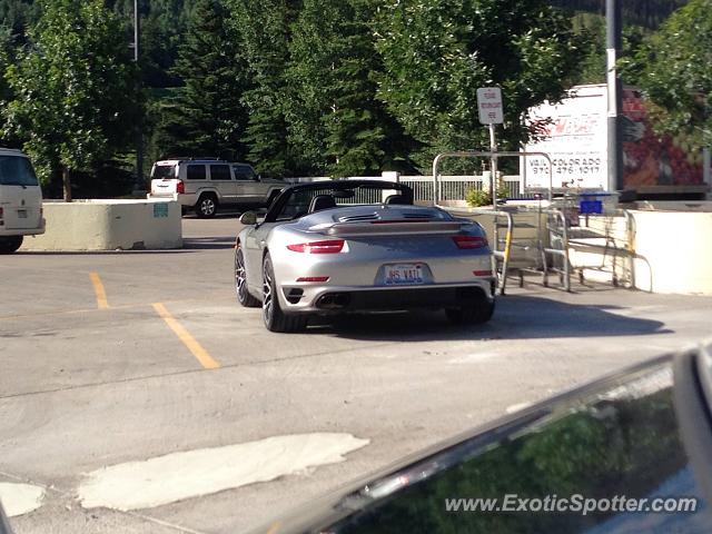 Porsche 911 Turbo spotted in Vail, Colorado