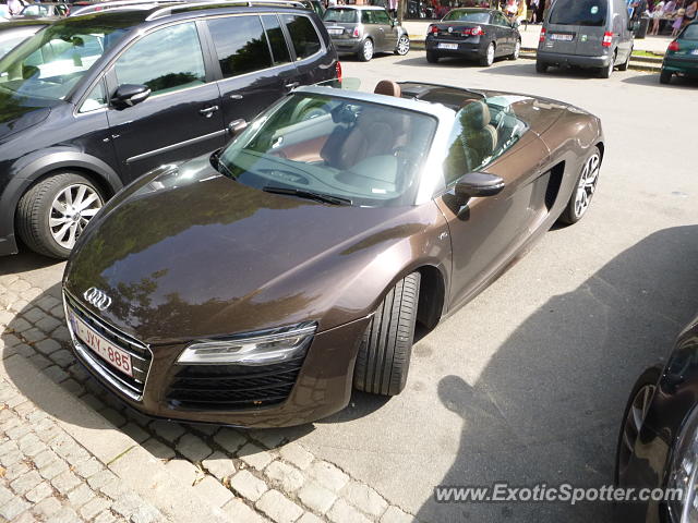 Audi R8 spotted in Durbuy, Belgium