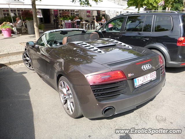 Audi R8 spotted in Durbuy, Belgium