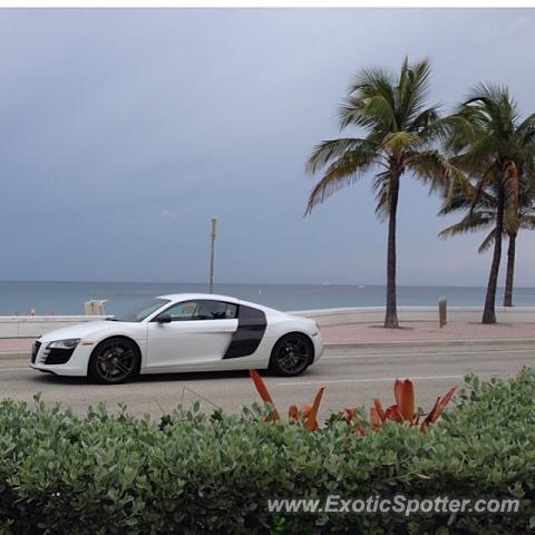 Audi R8 spotted in Fort Lauderdale, Florida