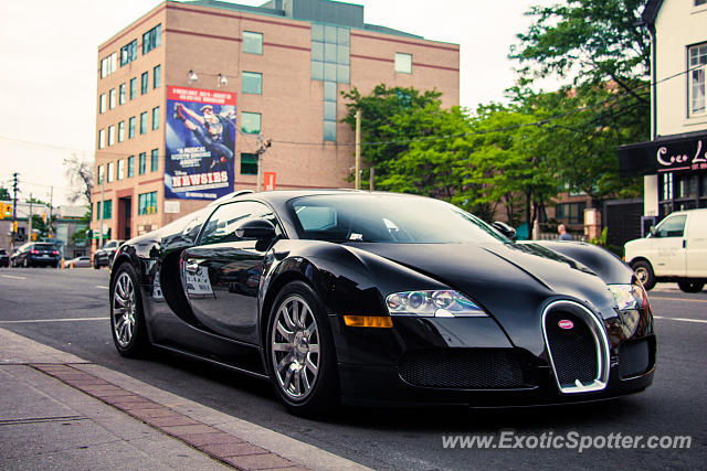 Bugatti Veyron spotted in Toronto, Canada