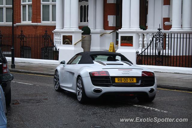 Audi R8 spotted in London, United Kingdom