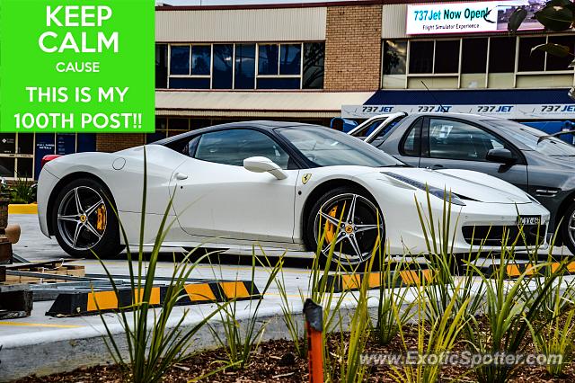Ferrari 458 Italia spotted in Sydney, Australia