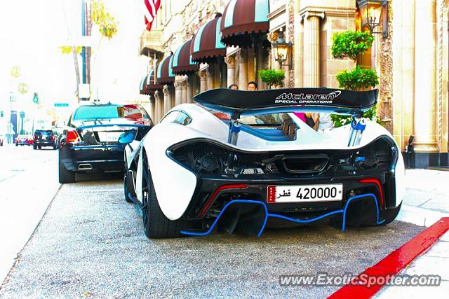 Mclaren P1 spotted in Beverly Hills, California