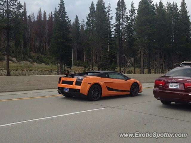 Lamborghini Gallardo spotted in Lake Tahoe, California