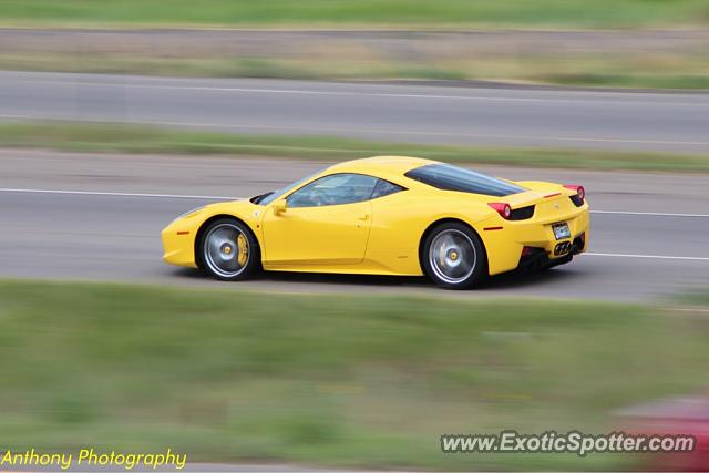 Ferrari 458 Italia spotted in Littleton, Colorado