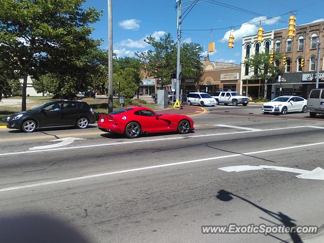 Dodge Viper spotted in Greenville, Michigan