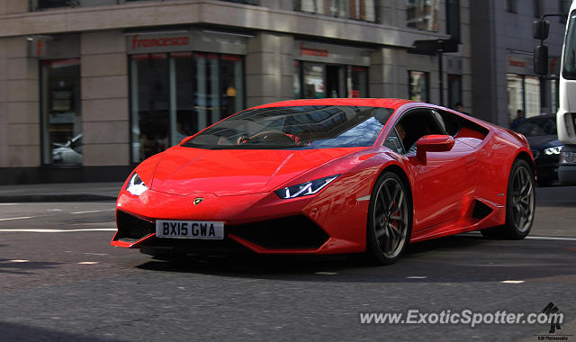 Lamborghini Huracan spotted in London, United Kingdom