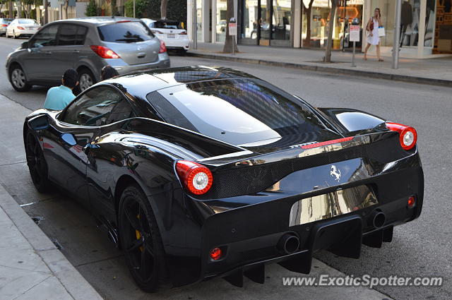Ferrari 458 Italia spotted in Beverly Hills, California