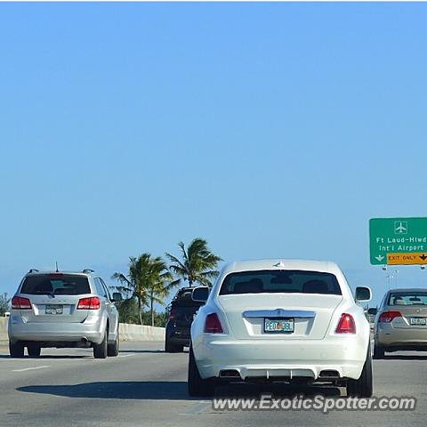 Rolls-Royce Ghost spotted in Fort Lauderdale, Florida