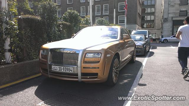 Rolls-Royce Ghost spotted in London, United Kingdom
