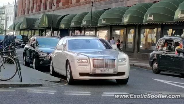 Rolls-Royce Ghost spotted in London, United Kingdom