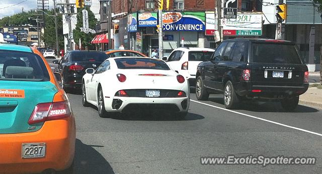 Ferrari California spotted in Toronto, Ont, Canada