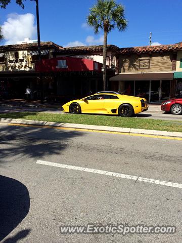 Lamborghini Murcielago spotted in Fort Lauderdale, Florida
