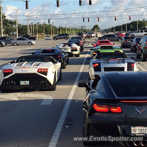 Lamborghini Aventador spotted in Fort Lauderdale, Florida
