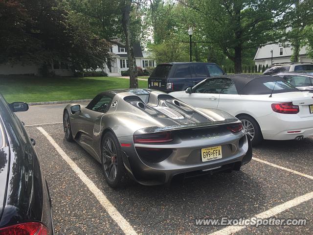 Porsche 918 Spyder spotted in Morristown, New Jersey