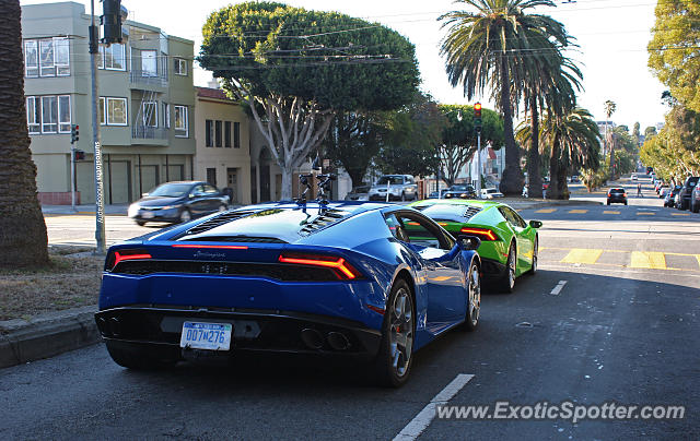 Lamborghini Huracan spotted in San Francisco, California