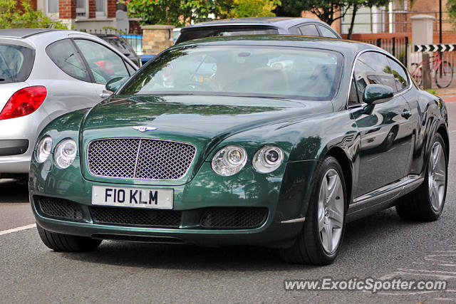 Bentley Continental spotted in Cambridge, United Kingdom