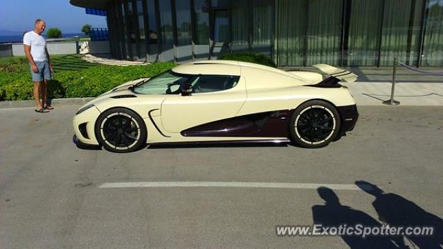 Koenigsegg Agera R spotted in Punt Skala, Croatia