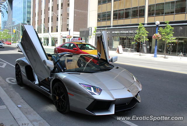 Lamborghini Aventador spotted in Toronto, Canada
