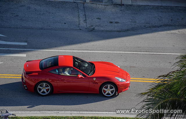 Ferrari California spotted in Fort Lauderdale, Florida