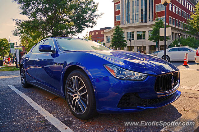 Maserati Ghibli spotted in Greenville, South Carolina