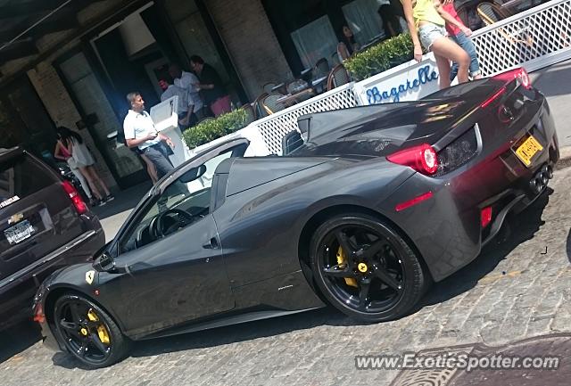 Ferrari 458 Italia spotted in Manhattan, New York
