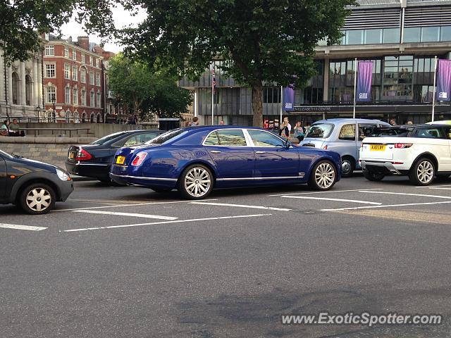 Bentley Mulsanne spotted in London, United Kingdom