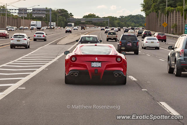 Ferrari F12 spotted in Irvington, New Jersey