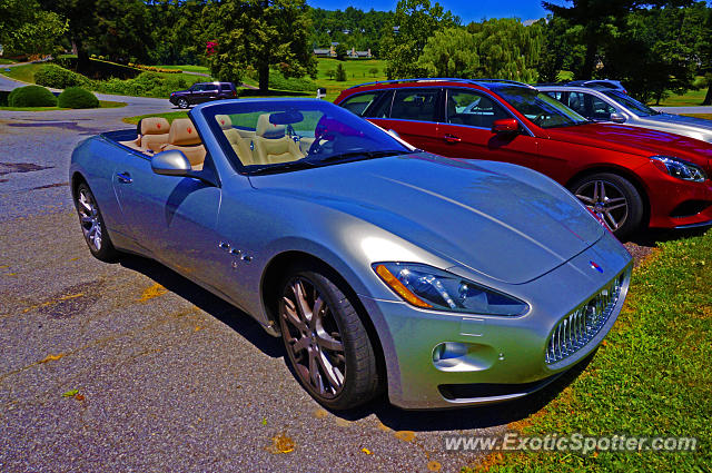 Maserati GranCabrio spotted in Flat rock, North Carolina