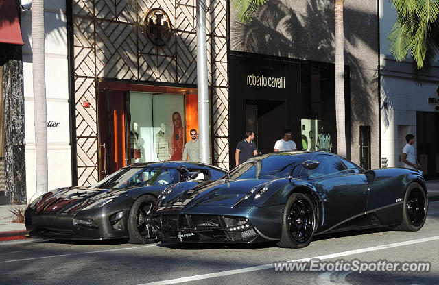 Pagani Huayra spotted in Beverly Hills, California