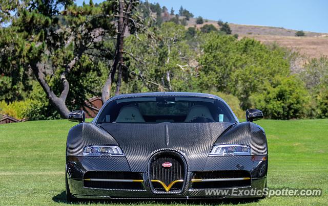 Bugatti Veyron spotted in Carmel Valley, California