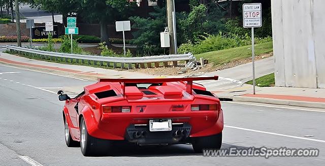 Lamborghini Countach spotted in Atlanta, Georgia