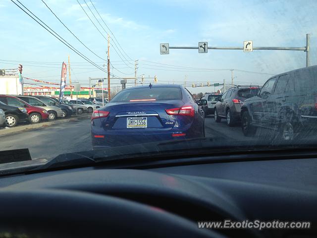 Maserati Ghibli spotted in Whitehall, Pennsylvania