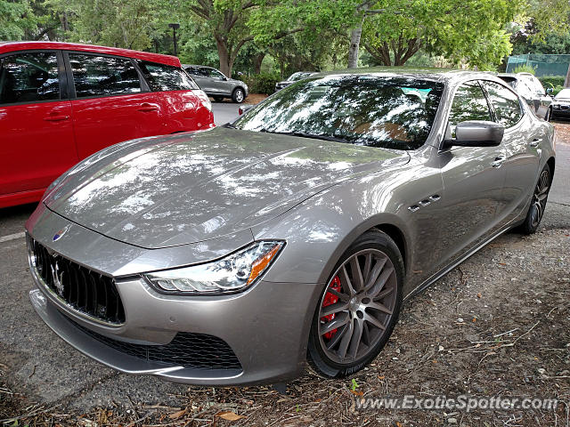 Maserati Ghibli spotted in Hilton Head, South Carolina