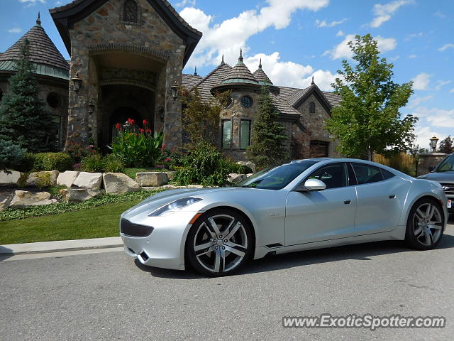Fisker Karma spotted in Draper, Utah