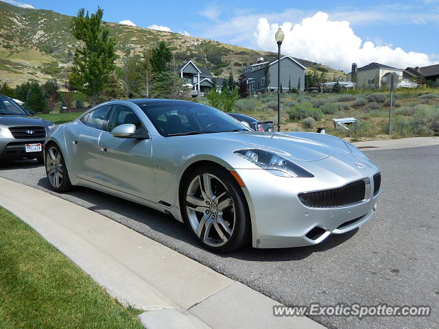 Fisker Karma spotted in Draper, Utah