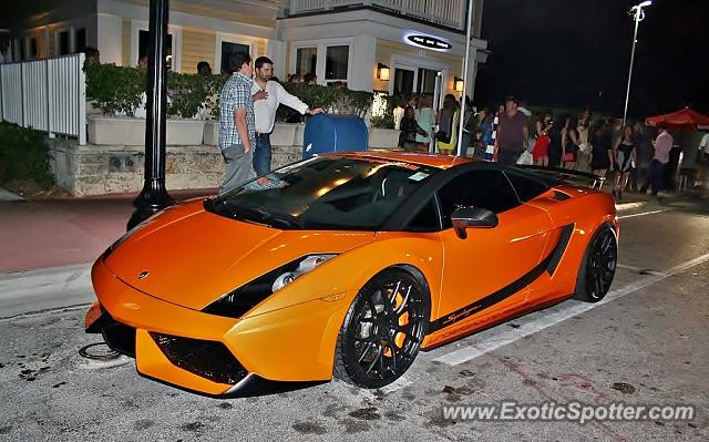 Lamborghini Gallardo spotted in Miami, Florida