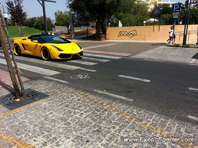 Lamborghini Gallardo spotted in Vilamoura, Portugal