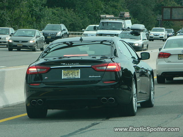 Maserati Quattroporte spotted in GSP, New Jersey