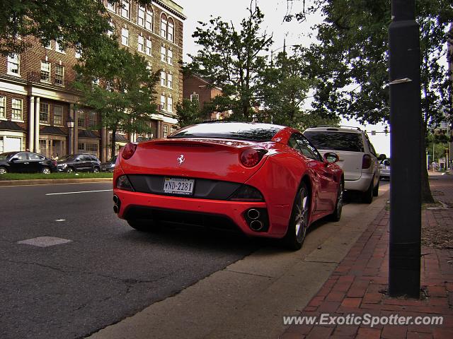 Ferrari California spotted in Alexandria, Virginia
