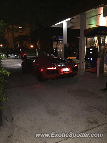 Lamborghini Aventador spotted in West Palm Beach, Florida