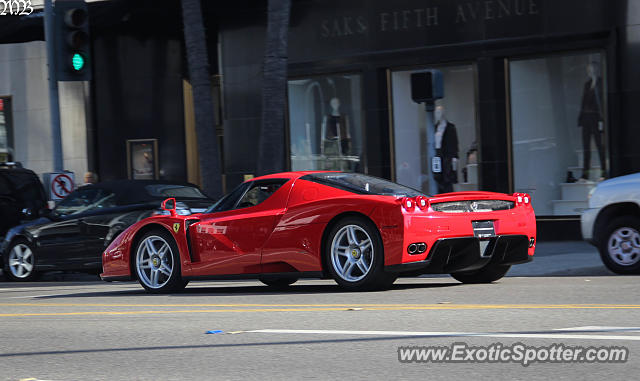 Ferrari Enzo spotted in Beverly Hills, California