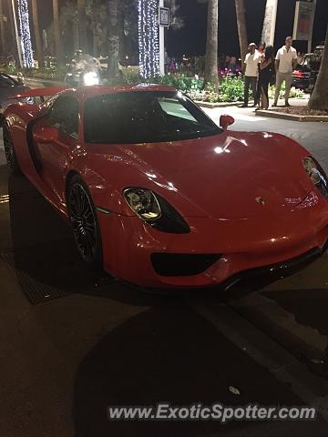 Porsche 918 Spyder spotted in Cannes, France