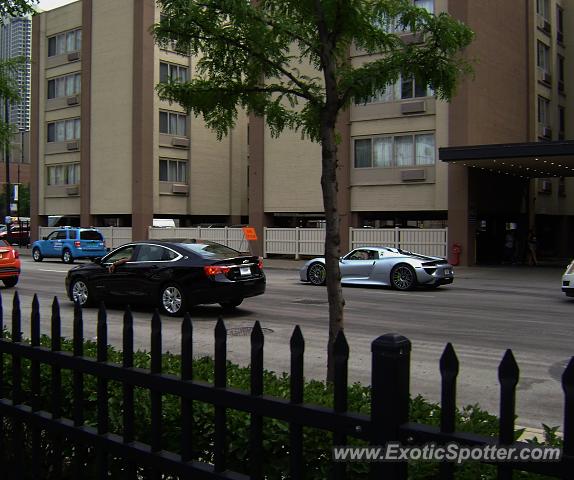 Porsche 918 Spyder spotted in Chicago, Illinois