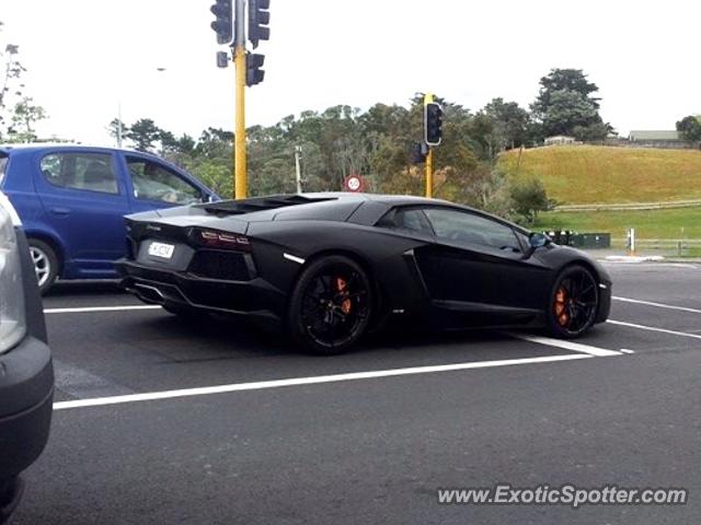 Lamborghini Aventador spotted in Auckland, New Zealand