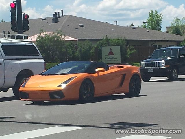 Lamborghini Gallardo spotted in Parker, Colorado
