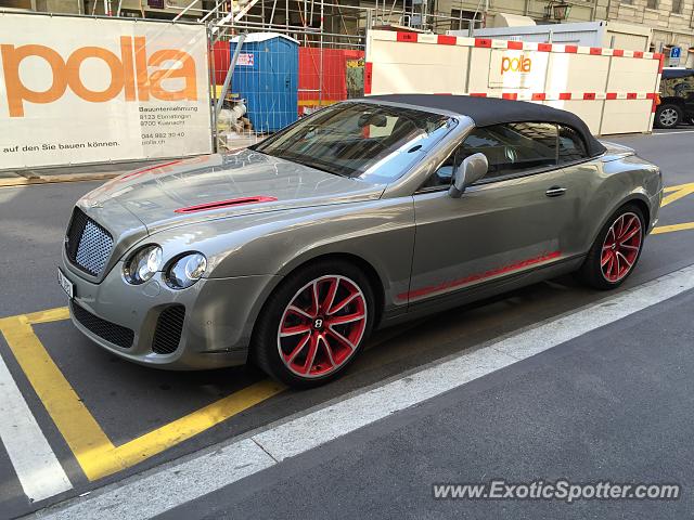 Bentley Continental spotted in Zurich, Switzerland