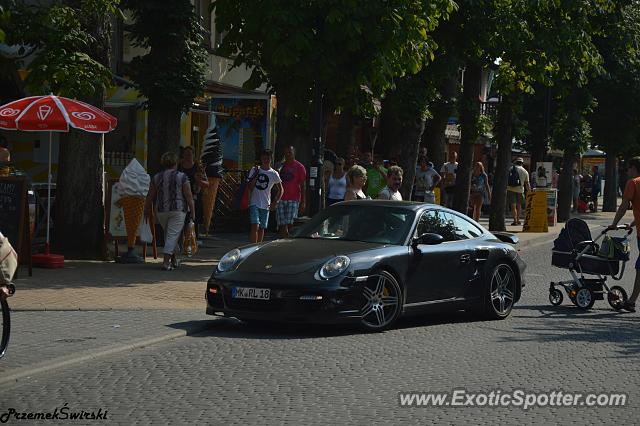 Porsche 911 Turbo spotted in Darlowo, Poland