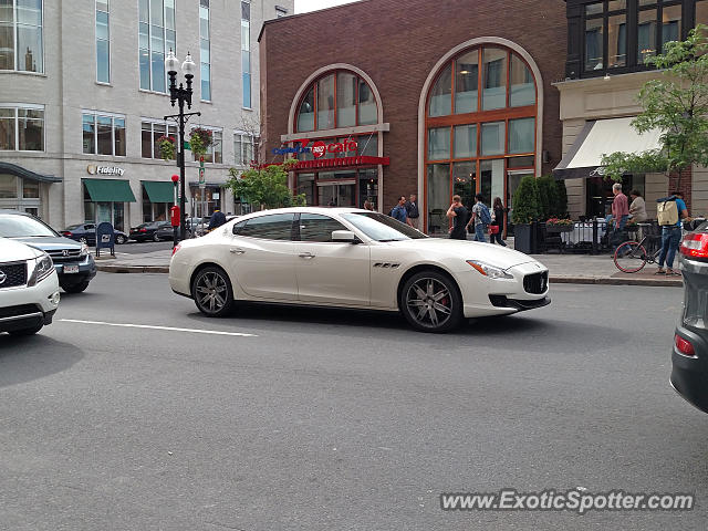Maserati Quattroporte spotted in Boston, Massachusetts